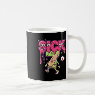 Lustiges Krankes Sieben Meme T-Shirt Sechs Sieben Kaffeetasse