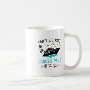 Lustiges Kreuzfahrt-Muster-Drill-Trinkdesign Kaffeetasse