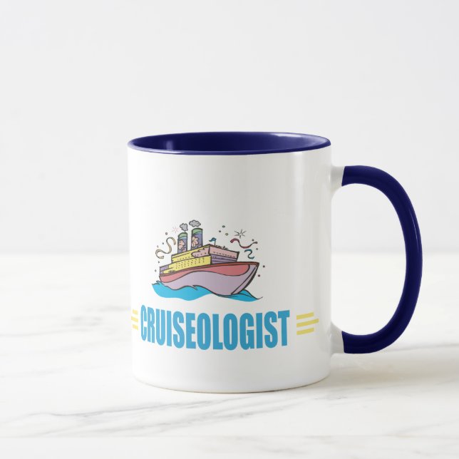 Lustiges Kreuzschiff Tasse (Rechts)