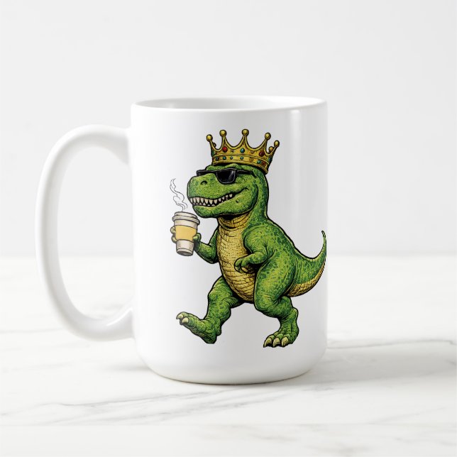 Lustiges Krypto-Design Kaffeetasse (Links)