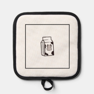 Lustiges Küchenzubehör, Kuh-Karton, Milch-Karton Topflappen