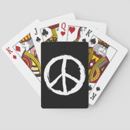 lustiges künstlerisches PEACE SIGN | Spielkarten