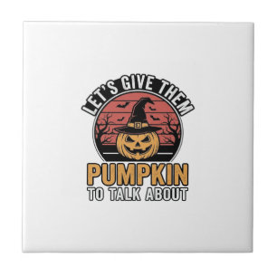 Lustiges Kürbis-Halloween-Vintage-Shirt-Design_1 Fliese