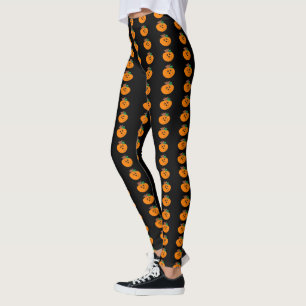 Lustiges Kürbisgesicht Leggings
