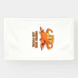 Lustiges Kürbiskuchen-Erntedankfest Klassisches T- Banner