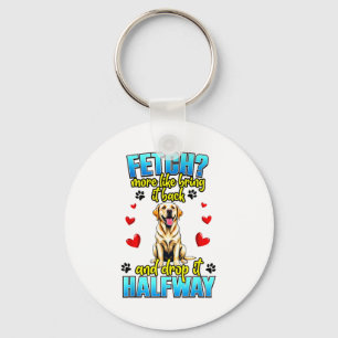 Lustiges Labrador Retriever-Design für Hundebesitz Schlüsselanhänger