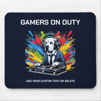 Lustiges Labrador- und Gaming-Tierliebhaber-Gesche Mousepad