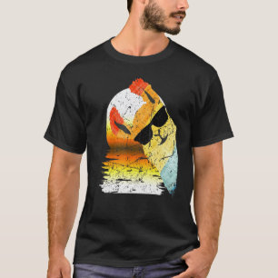 Lustiges Lama Alpaka mit Sonnenbrille T-Shirt