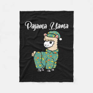 Lustiges Lama-Pyjama-Lama-Bettzeit-Pyjama-Alpaka Fleecedecke