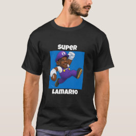 Lustiges Lamar Jackson x Mario T-Shirt