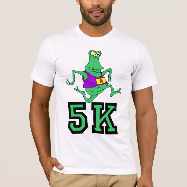 Lustiges Laufen des alien 5K T-Shirt (Vorderseite)