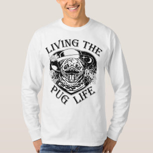 Lustiges Leben Das Mops Leben Vintage T-Shirt