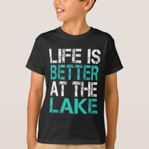 Lustiges Leben ist besser am See Camping Sommer Va T-Shirt
