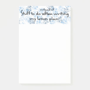 Lustiges Lehrer-Geschenk Post-it Klebezettel