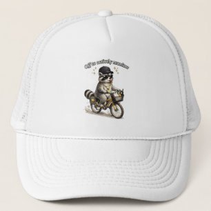 Lustiges Lehrer Geschenk Waschbär Schätzung Truckerkappe