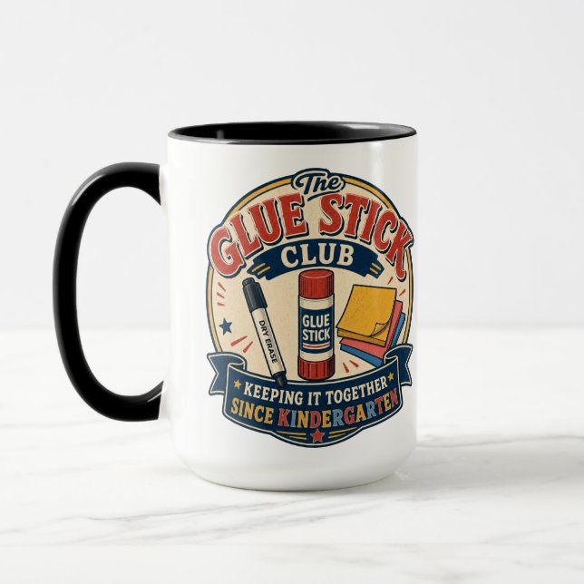 Lustiges Lehrer-Klassenzimmer-Design Tasse (Links)