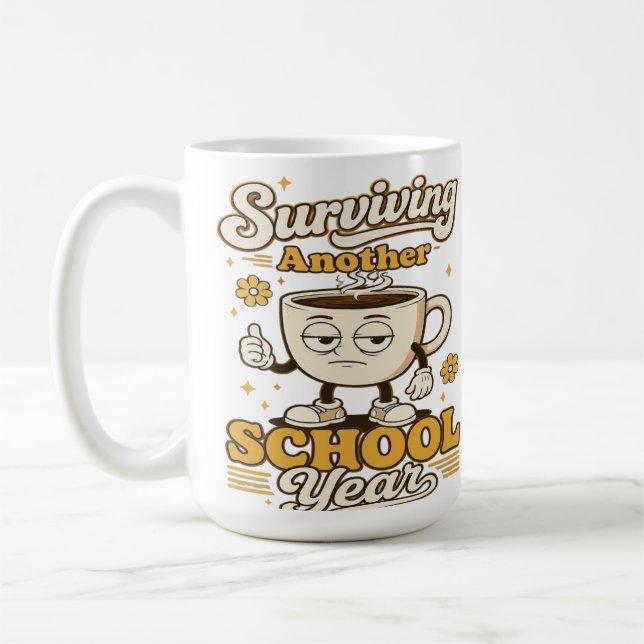 Lustiges Lehrergeschenk Kaffeetasse (Links)