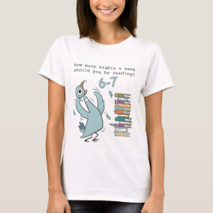 Lustiges Lesememe – 6–7 Nächte pro Woche – Süßes B T-Shirt