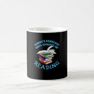 Lustiges Lesen - 100% Chance zum Lesen Kaffeetasse
