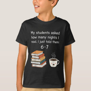 Lustiges Lesen 67 Sechs Sieben Meme Englischlehrer T-Shirt