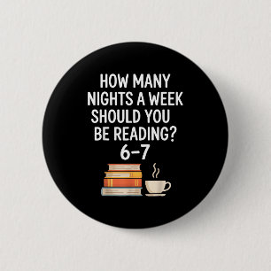 Lustiges Lesen 6 7 Sechs Sieben Meme Englischlehre Button