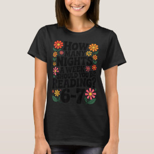 Lustiges Lesen 6 7 Sechs Sieben Meme Englischlehre T-Shirt