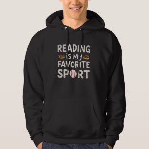 Lustiges Lesen ist mein Lieblingssport Tennis und Hoodie