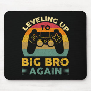 Lustiges Leveln zum großen Bruder erneut Vintage g Mousepad