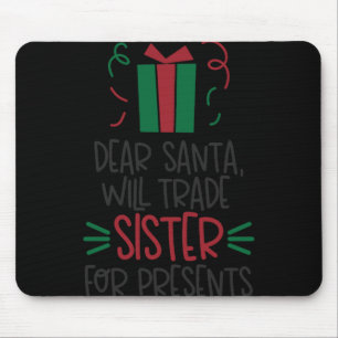 Lustiges Lieber Santa Jungen Weihnachten T-Shirt  Mousepad