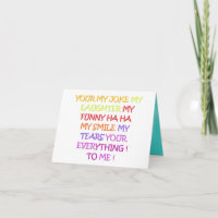 Lustiges Liebesgedicht mit Kunstdesign für jeden
