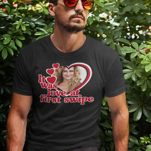 Lustiges Liebesherz Foto  T-Shirt