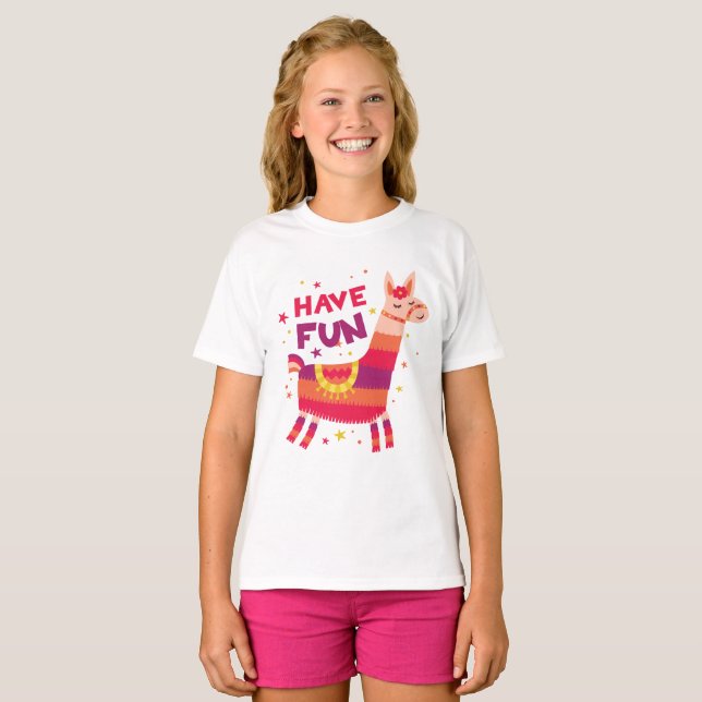 Lustiges Llama Boho-Fest Tier T-Shirt (Vorne ganz)