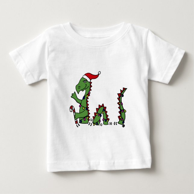 Lustiges Loch- Nessmonster im Baby T-shirt (Vorderseite)