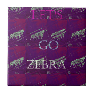 Lustiges Los geht's Zebra Hakuna Matata Motiv Des Fliese