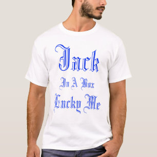 Lustiges Lucky Jack In A Box Logo, T-Shirt