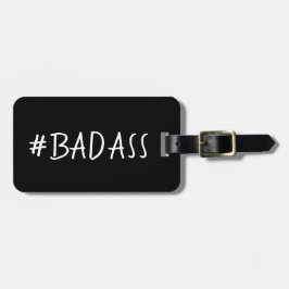LUSTIGES LUGGAGE/BAG TAG_#BADASS DIY GEPÄCKANHÄNGER