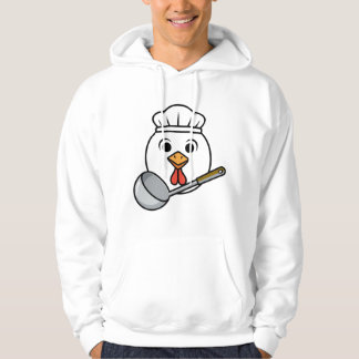 Lustiges Lunch-Lady-Shirt, Chicken-Head-Cafeteria- Hoodie