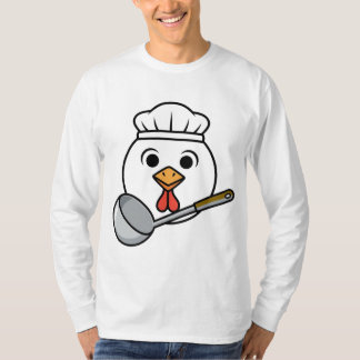 Lustiges Lunch-Lady-Shirt, Chicken-Head-Cafeteria- T-Shirt