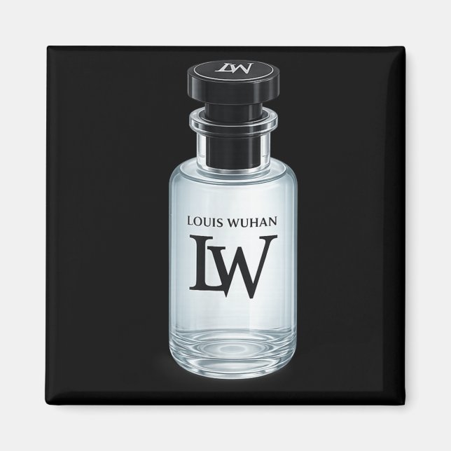 Lustiges lw Glasflaschensprühermeme  Magnet (Vorne)