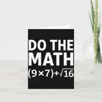 Lustiges Mach Die Mathematik Meme – Nerd Humor Gle