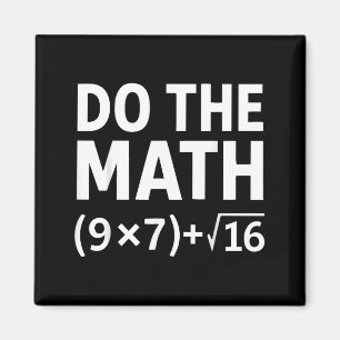 Lustiges Mach Die Mathematik Meme – Nerd Humor Gle Magnet