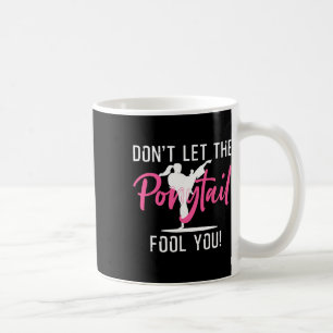 Lustiges Mädchen Karate Design Kinder Frauen Kickb Kaffeetasse