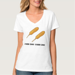 Lustiges Mais-Hundezitat-modernes humorvolles T-Shirt
