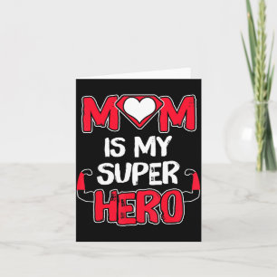 Lustiges Mama ist Superheld Shirt süße Mama Mutter Karte