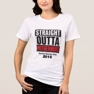 Lustiges Mama-Leben-T-Shirt Tri-Blend Shirt