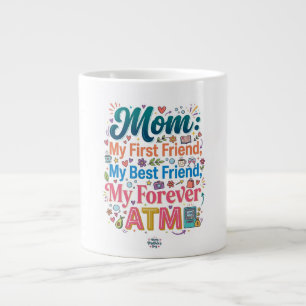 Lustiges Mama-Shirt Forever ATM-Witz   Muttertags- Jumbo-Tasse