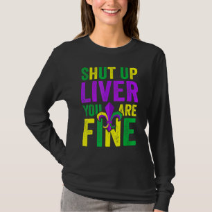 Lustiges Mardi Gras-Parade-Outfit - Halt die Klapp T-Shirt