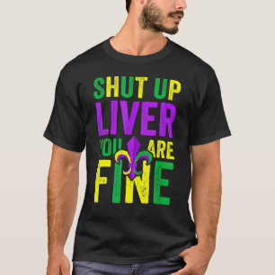 Lustiges Mardi Gras-Parade-Outfit - Halt die Klapp T-Shirt