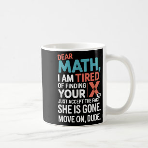 Lustiges Mathe-Design für Jungen Mädchen Mathe-Leh Kaffeetasse