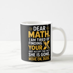 Lustiges Mathe-Design für Jungen Mädchen Mathe-Leh Kaffeetasse